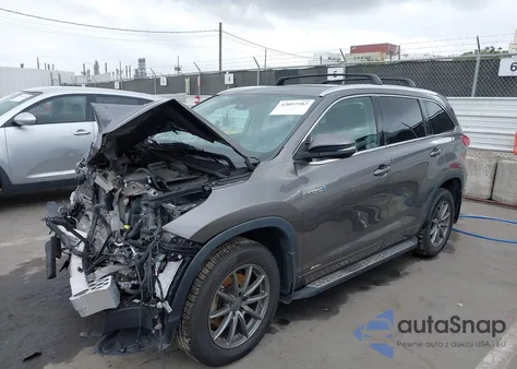 2018 Toyota Highlander Hybrid Xle from USA, damaged, VIN 5TDJGRFH6JS047582